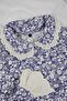 Mavi Çiçekli Viskon Dokuma Pijama Takımı THMAW26PT00185 - 6