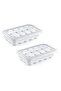 Egg Storage Container 15 Pieces 2 Pieces, Sterile Egg Bowl, Lid Egg Organizer - 6