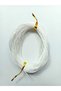1 mm 20 Inch White Color Parachute Cord Macrame Bracelet Necklace Beading Jewelry Design Hair Braiding Cord - 2