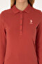 Women's Tile Basic Polo Neck Sweatshirt 50317627-Vr026 - 6
