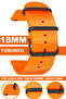 18mm Fossil-Welder-Casio-Seiko-Omega-Armani Watch Compatible Nato Textile Fabric Watch Band Ntcft18