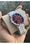 Special Series Season's Trend Burgundy Color Dial Men's Wristwatch Limited Stock! - 4