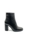 Desi Genuine Leather Orthopedic Heeled Women's Boots Black - 2