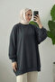 3044 - Comfortable, Loose Basic Women's Long Sweatshirt - 4