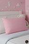 Pink Color Antiallergic Cotton Filled Pillow - 50X70Cm - 2