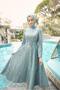 BELTED PUL SEQUIN EMBROIDERED EVENING DRESS 50311 - 2