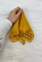 Gold Chiffon Bride Groom Handkerchief, Wedding Halay Bridesmaid Bride Party Henna Engagement Circumcision Gift, 5 Pieces - 2