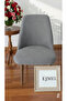 JAKAR Fabric Chair Cover Large Oval Washable Stretchy Elasticated Fabric Chair Cover 1 Item