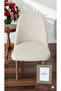 JAKAR Fabric Chair Cover Large Oval Washable Stretchy Elasticated Fabric Chair Cover 1 Item