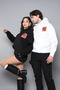Love Printed Oversize Unisex White Hoodie - 7