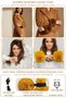 Plush Faux Fur Oversleeve Fluffy Cuff Wristband - Vegan Toscana Mustard - 4