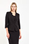 Half Sleeve Jacket Skirt Suit - 2