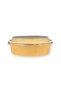 300 Pieces Kraft Cardboard Salad Bowl with Lid 1100Cc