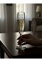 Special Cut Cornered Tulip Stone Decorated Flute Champagne Glass 44896 210 Cc - 4