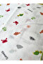 100% Cotton Muslin Baby Blanket Blanket – 90 X 80 Cm, Submarine Patterned & Edge Embroidered - 2