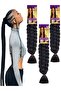 82 inch's Braiding Hair for Box & Knotless Braids – Black - 3