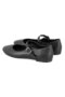 Women's Black Mary Jane Leather Ballerinas - 4