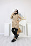 Hooded Zippered Raincoat Trench Coat - 5