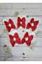 5 Pieces Handmade Double Combination Red and White Star Buckle for 23 April, 29 October