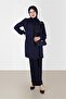 TUNIC 42259-1 WITH BOW DETAILED BACK ZIPPER - 2