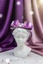 Bride Shiny Stone Pink Bow Crown 1 Piece