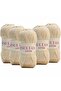 (5 Pieces) No:01 Sultan Cotton Amigurumi Yarn Ecru Cream