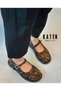 Katen Daily Mary Jane Women's Shoes - Leopard - 5
