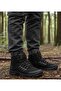 Men's Black Lace-Up Zippered Fur Lined Water Cold Resistant Outdoor Trekking Casual Boots - 5