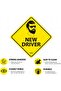 New Driver Car Sign Self-Adhesive Reflective Sticker 12x12 cm - 4