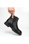 Genuine Leather Double Zipper Men's Winter Boots Non-Slip Sole Waterproof Odor-Free Chelsea - 5