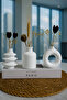 Decorative Boho Style Mini Size 3-Piece Vase Set, Minimal Flower Vase Figurine Vase, Small Size - 2