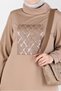 Pul Embroidered Quilted Pattern Detail Dress 20198 - 4