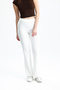 Elastic Waist Scuba Crepe Lycra Wide Leg Pants - 3