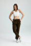 Washable Elastic Waist Cotton Gabardine Trousers