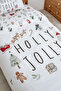 Holly Jolly New Year's Single Duvet Cover Set (160X220) - 3