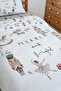 Merry and Bright New Year's Single Duvet Cover Set (160X220) - 4