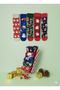 New Year's 5-Piece Patterned Socks Set |   Unisex Gift Boxed Winter Themed Socks - 5