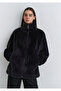Anthracite Plush Jacket Oversize / Wide Cut 1110597 -84671 - 2