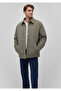 Quilted Khaki Velvet Jacket Loose Fit / Relaxed Fit 0110458-85485 - 3