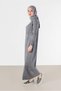 HAIR KNITTED PATTERNED KNITWEAR DRESS 42015 - 2