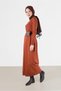 HAIR KNITTED PATTERNED KNITWEAR DRESS 42015 - 2