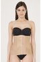 Women's Dark Skin Tulle Detailed Agraphed Waist Corset 2109-T02