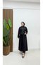 Elsa Skirted Hijab Scuba Suit BRC1504-1 Black - 9