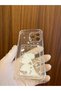 iPhone 16 Pro Max Fairy Girl Printed Transparent Silicone Phone Case with Card Holder Cover - 5