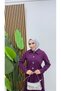 Elsa Skirted Hijab Scuba Suit BRC1504-1 Plum - 3