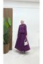 Elsa Skirted Hijab Scuba Suit BRC1504-1 Plum - 5