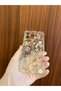 iPhone 16 Pro Max Vine Printed Transparent Silicone Phone Case with Card Holder Cover - 3