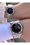 Black Tar 3 Atm Water Resistant Couple Watch Special for Men and Steel Cord Couples - 5