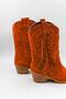 Women's Heeled Fringe Detailed Western Leather Boots Vn2454101K - Tan - 36 - 2