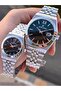 Black Tar 3 Atm Water Resistant Couple Watch Special for Men and Steel Cord Couples - 4